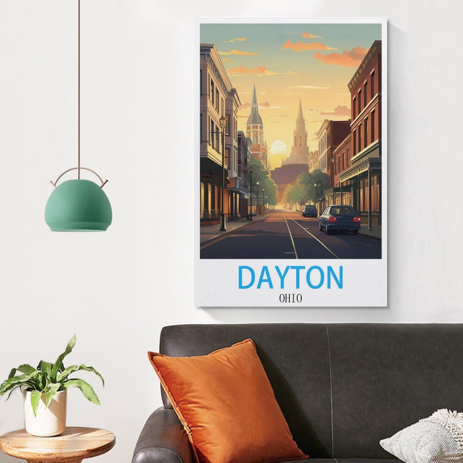 Amazon.com: Dayton Ohio Vintage Travel Poster 16x24inch(40x60cm